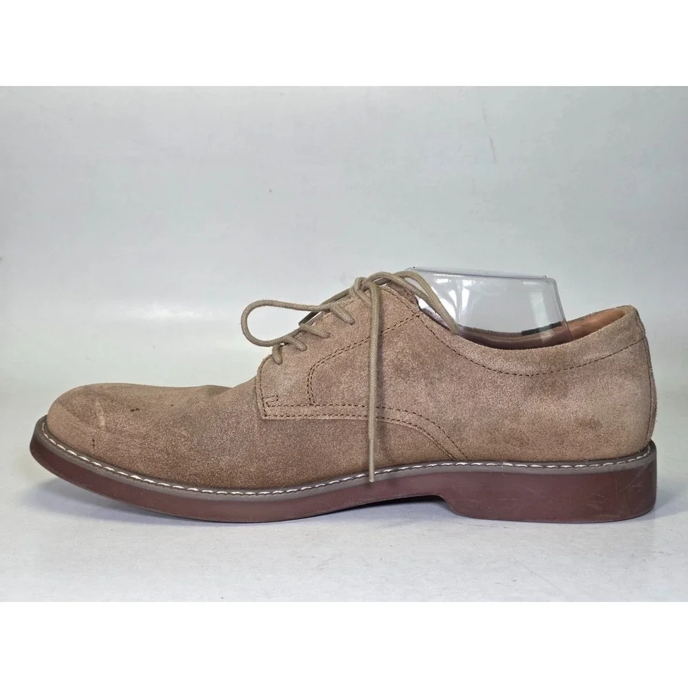 G. H. Bass & Co. Pasadena Men's Oxford Shoes Size 10 M Brown Suede Derby Classic